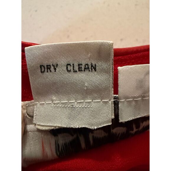 Vintage Talbots Red Rimini asymmetrical Front Blazer 8 - Picture 6 of 7